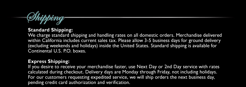 Standard-Express Shipping